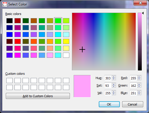 Select Color 1